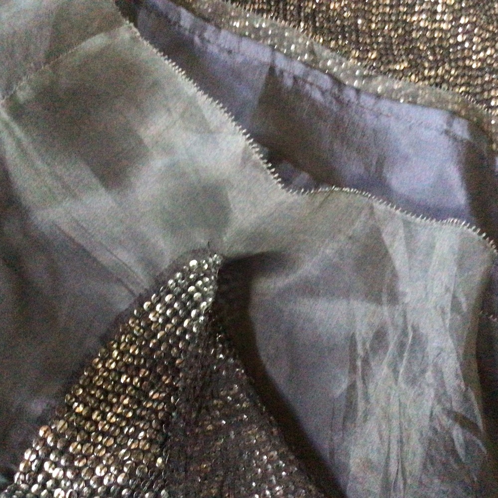 J Crew Collection gun metal grey sequin dress, Size 2 - Picture 3 of 11